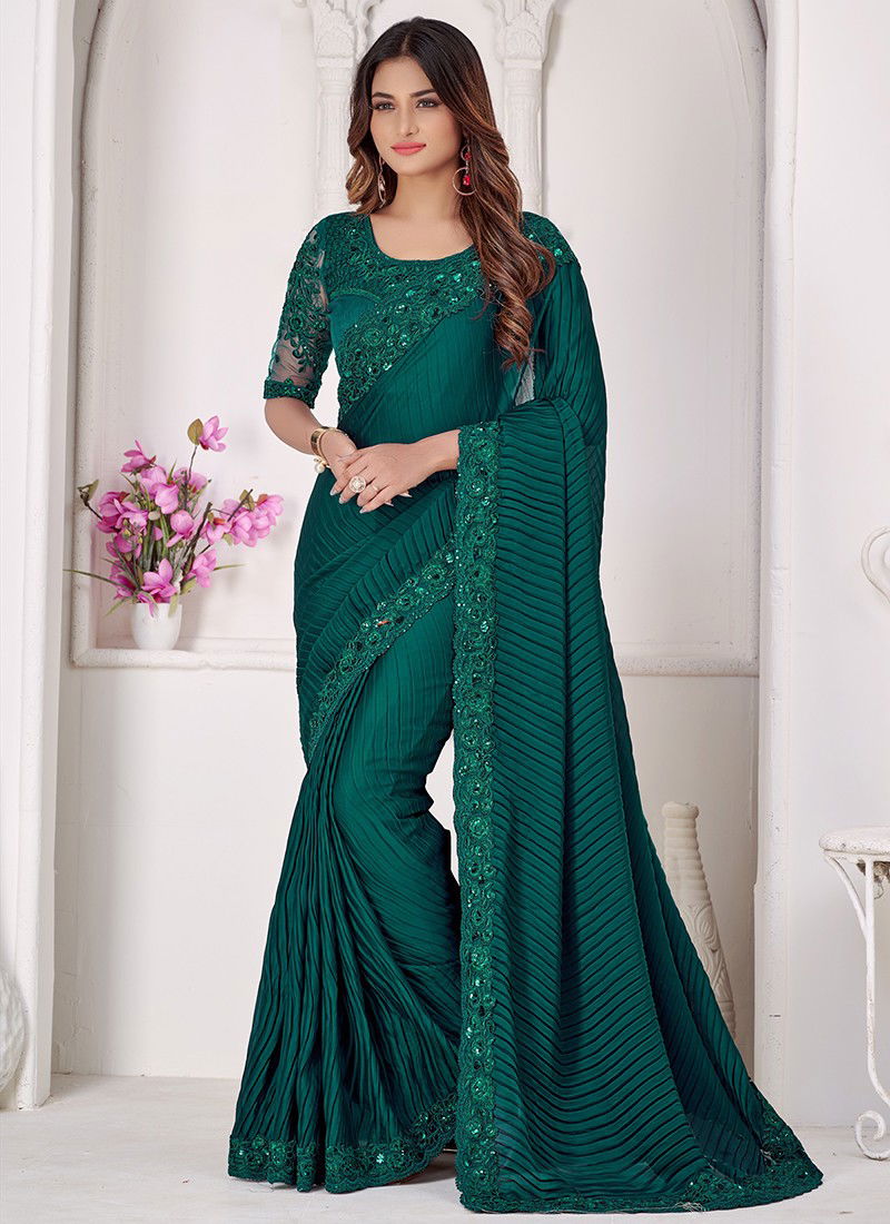 NARI FASHION New Fancy Party Wear Heavy Silk Latest Saree Collection  
